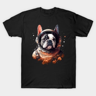 French Bulldog Astronaut T-Shirt